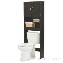 Wooden Standing Tall Black Bathroom Cabinet